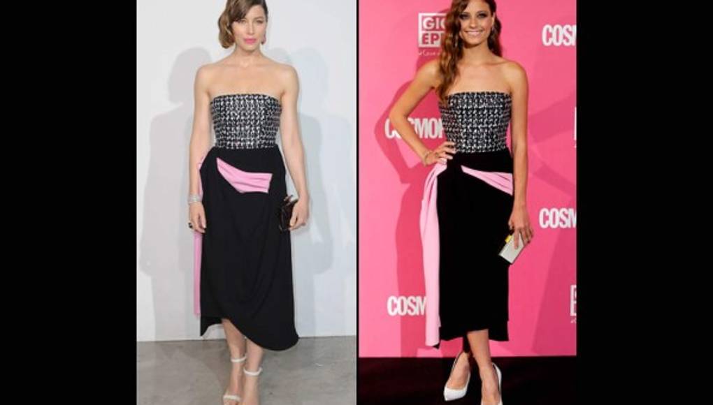 Dos mujeres un mismo vestido ¿Quién lo luce mejor?