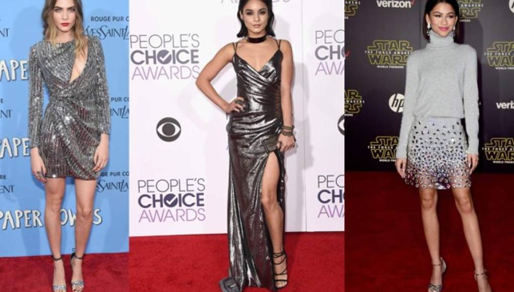 Destellos plateados y metalizados