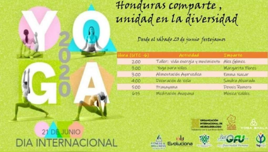 Clases gratis para celebrar el Día Internacional del Yoga