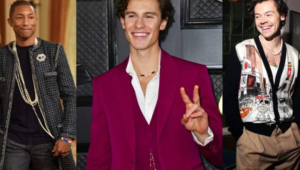 Los caballeros también usan perlas