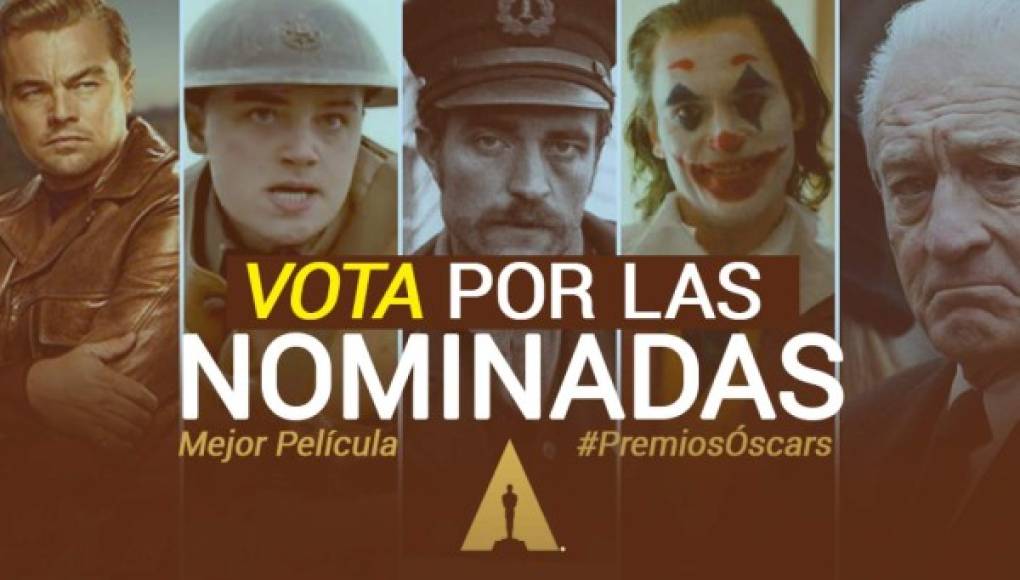 Vota por la mejor película nominada a los premios Óscar 2020