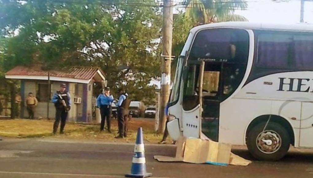 Matan a balazos a un motorista de autobús en La Ceiba