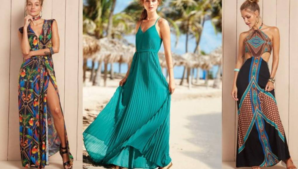 Vestidos largos para playa la