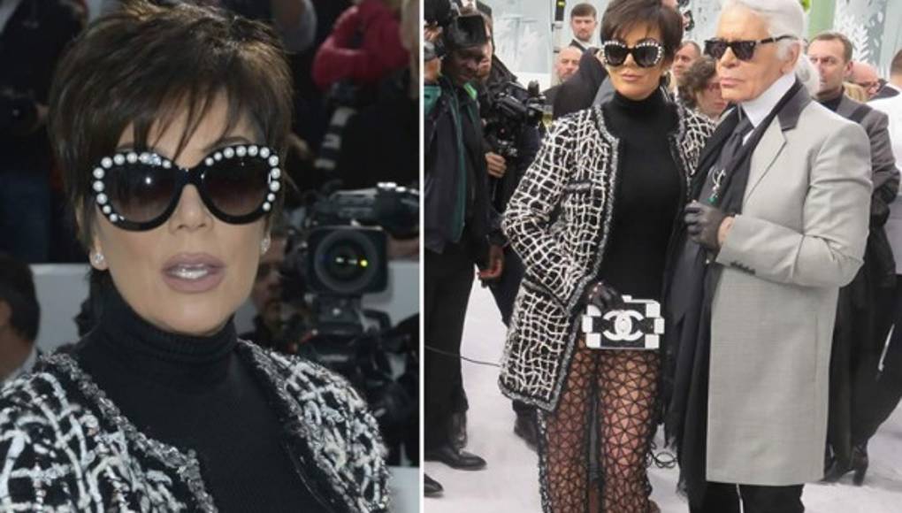 Kris Jenner quiso sorprender a Karl Lagerfeld