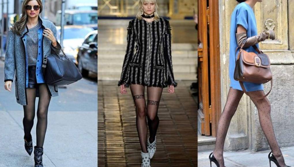 Ideas para lucir las medias sin pena