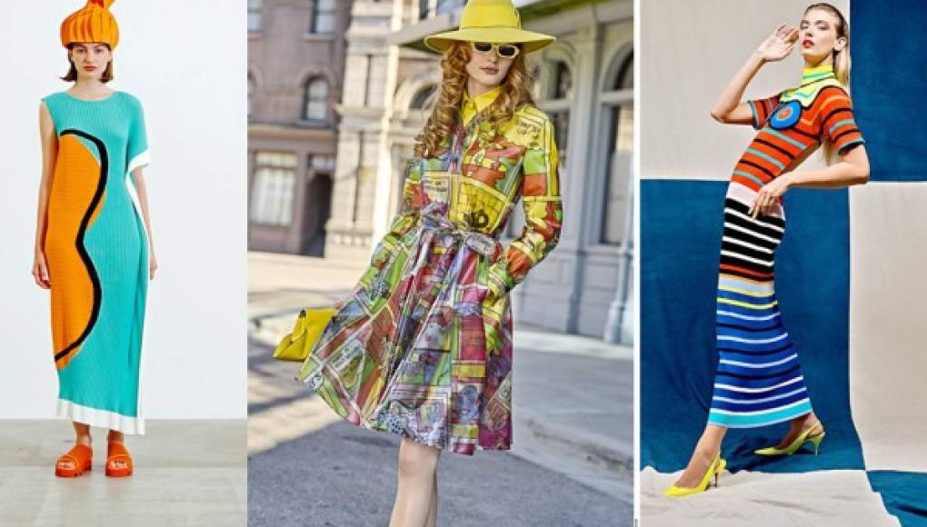 La alegre y colorida 'moda pop”