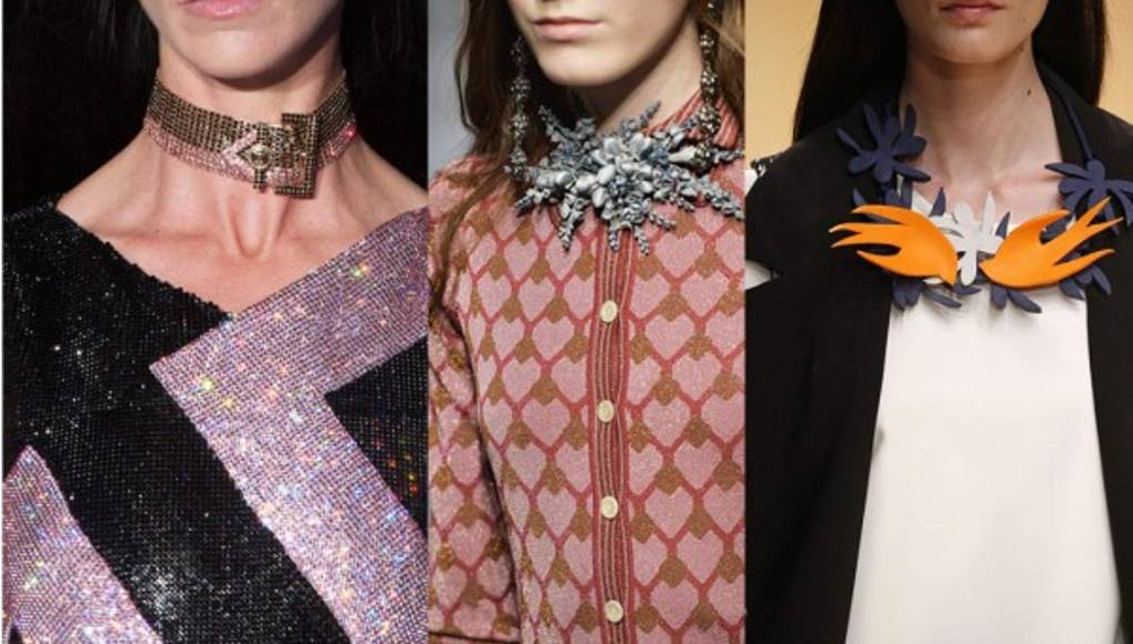 Collares 'choker” para looks de impacto