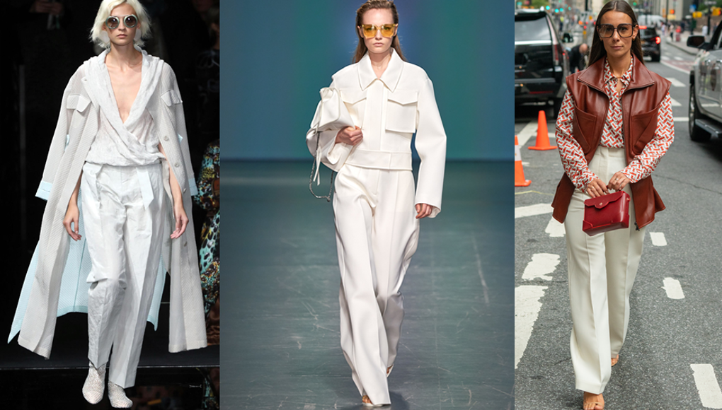 Tips para combinar un pantalón blanco