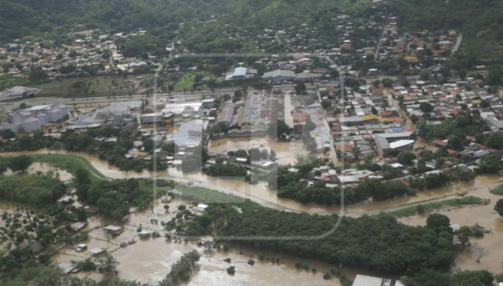 Lluvias que dejó Iota: Valle de Sula se volvió a inundar por crecida de cinco ríos