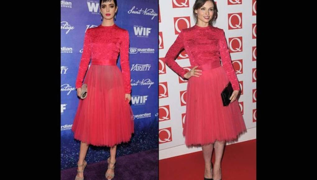 Dos mujeres un mismo vestido ¿Quién lo luce mejor?