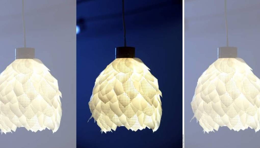 Recicla con ingenio y arma una lámpara