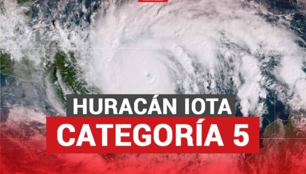 Iota es categoría 5, será catastrófico para Honduras y Nicaragua