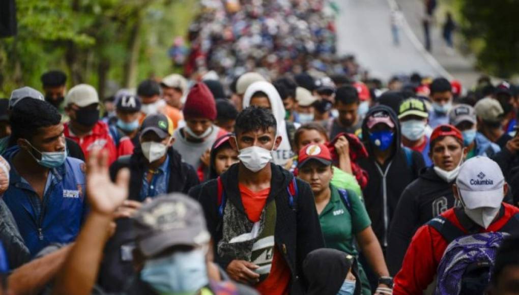 Caravana migrante: unos siguen varados en Guatemala y otros volvieron a Honduras