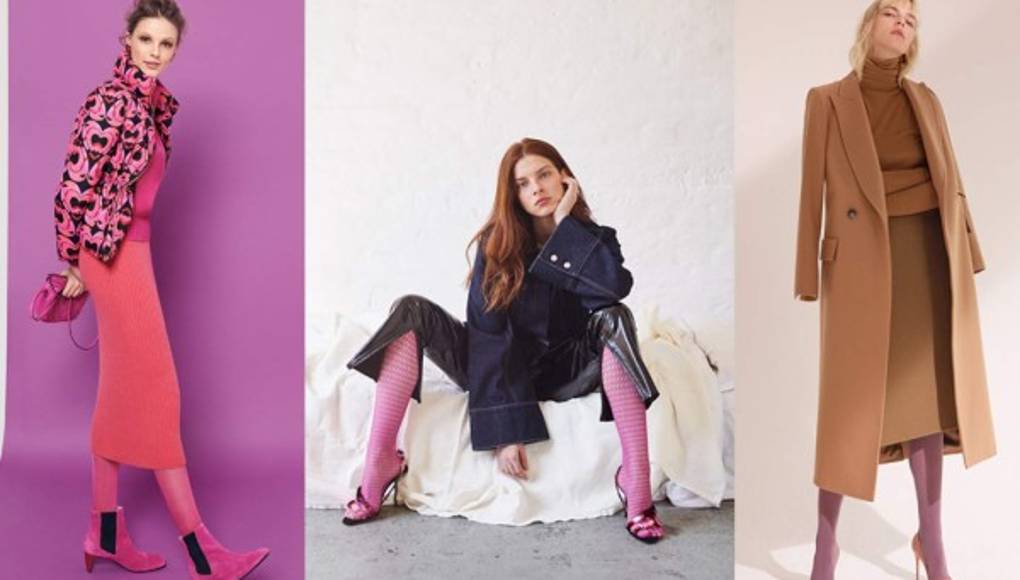 ¡Quién lo iba a creer!, las medias rosas están de moda