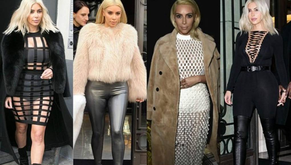 Looks de Kim Kardashian la dejan al descubierto en París