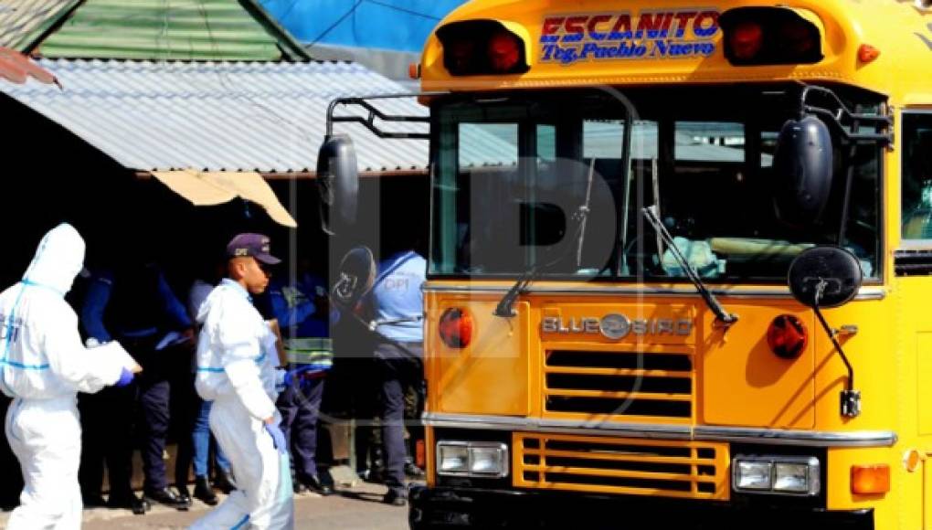 Conductor de bus es asesinado en mercado de Tegucigalpa