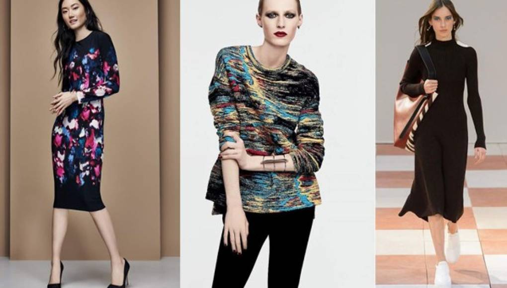 El jersey en vestidos o blusas se ponen de moda