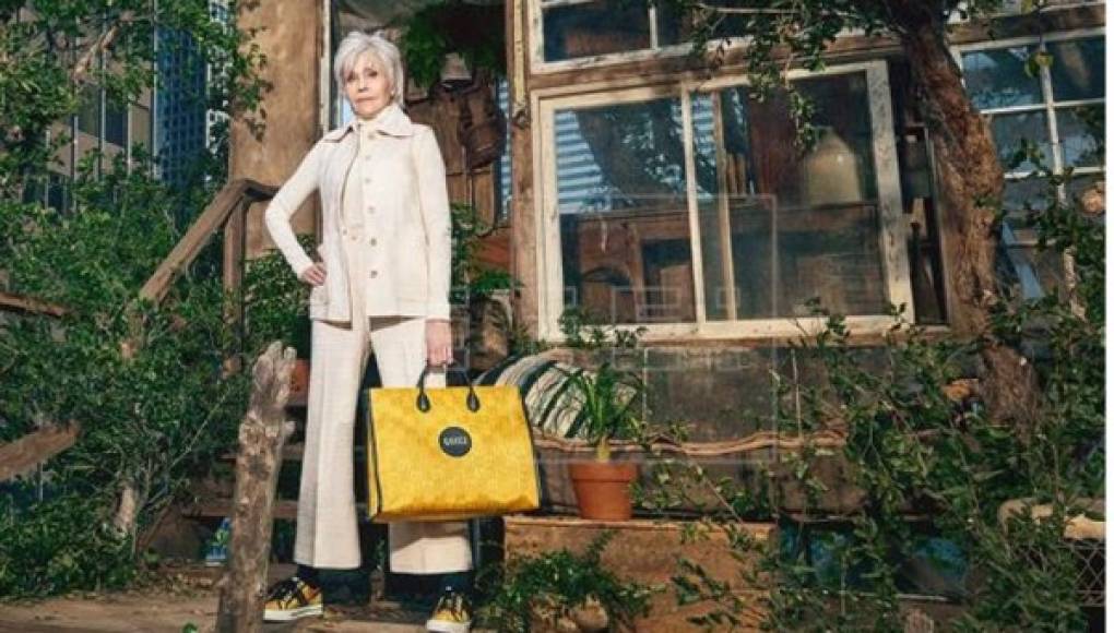 Jane Fonda, nuevo fichaje de Gucci para una colección de moda sostenible