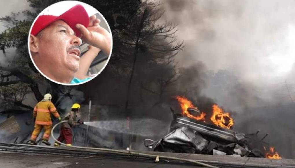 Confirman muerte de conductor de cisterna que provocó voraz incendio en Honduras