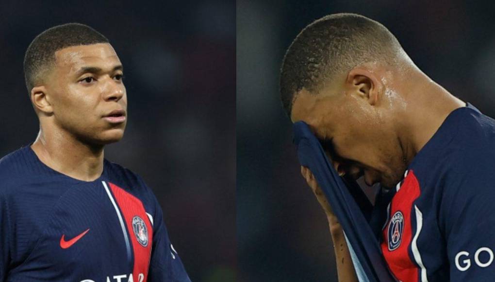 Kylian Mbappé se despidió de la peor manera de la Champions League con la camiseta del París Sint Germain. 
