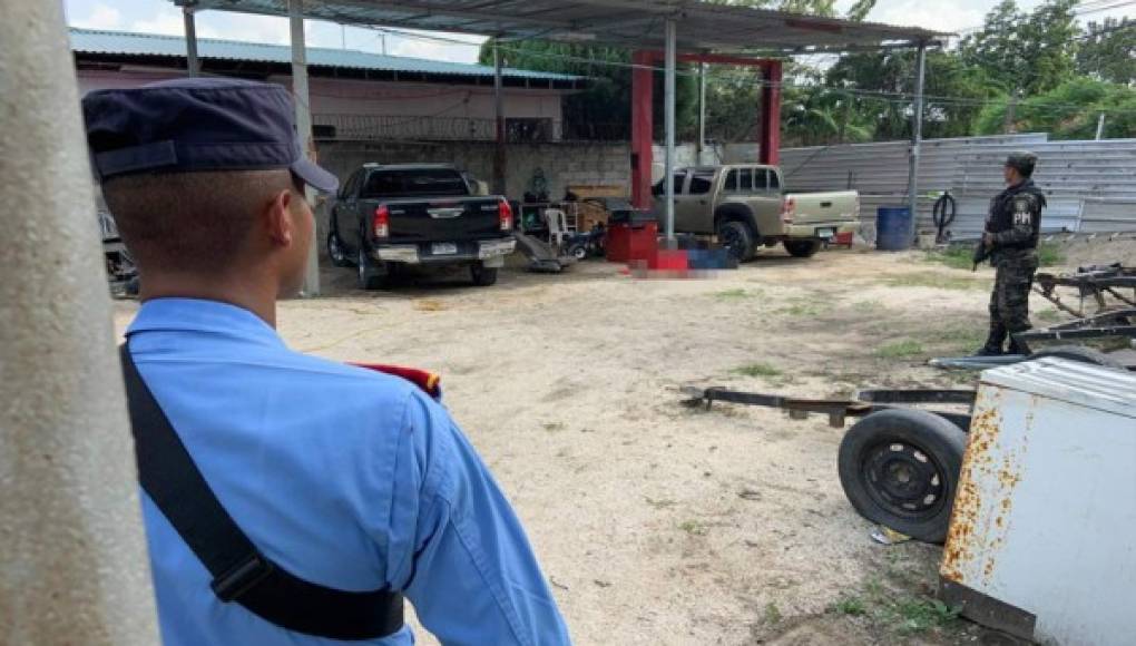 Matan a dueño de taller de mecánica y a su ayudante en San Pedro Sula