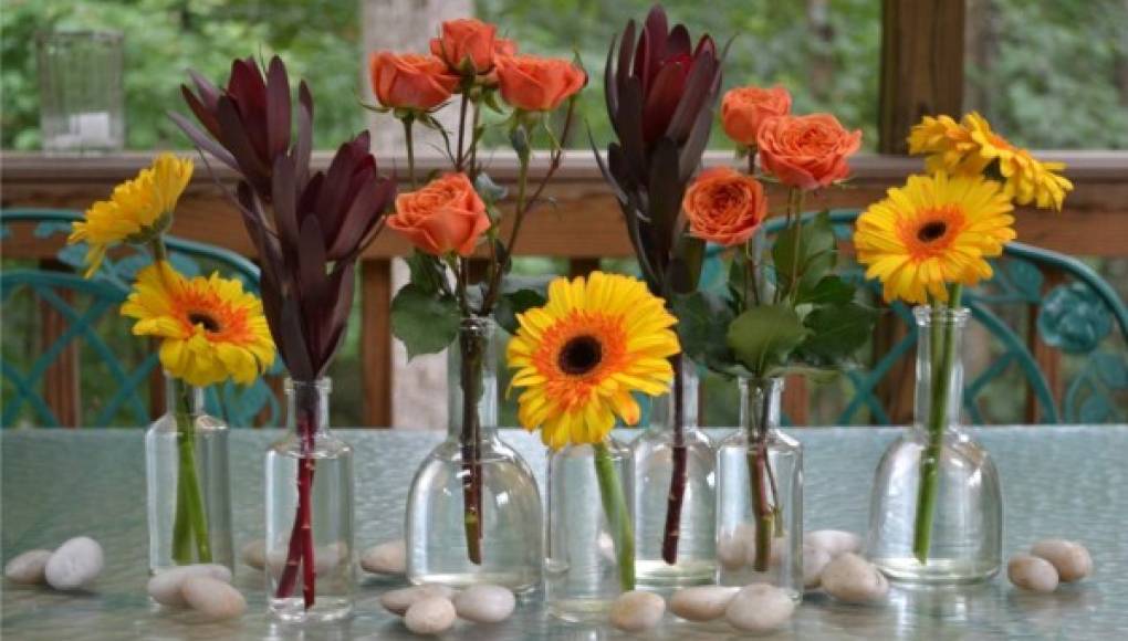 Decore su casa con flores de todos los colores