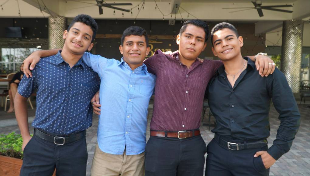 Ian Erazo, Wili Talavera, Jordan Maldonado y Luis Zerón