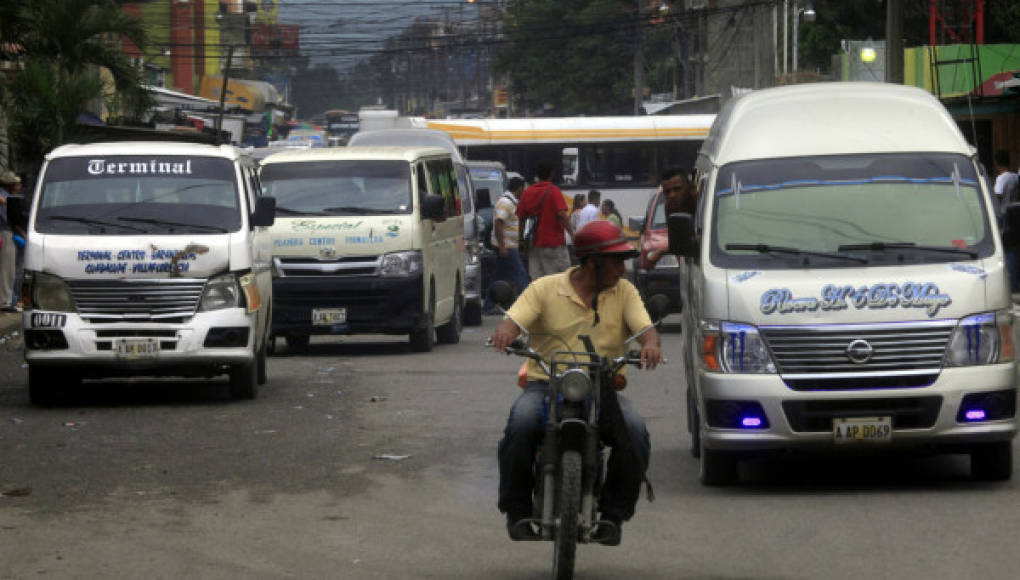 Desautorizan aumentos a transporte en San Pedro Sula