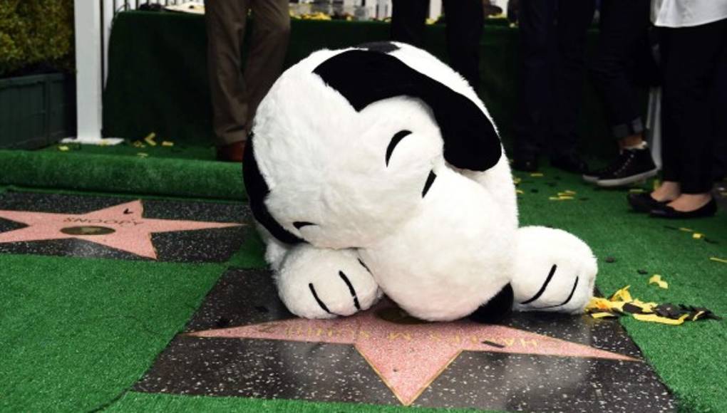 Snoopy ya tiene su estrella en Hollywood