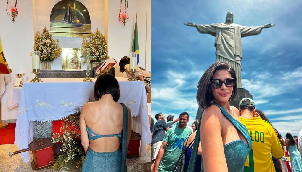 Sheynnis Palacios también dejó ver su lado religioso tras visitar este lugar. 