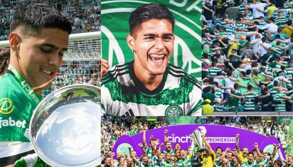Celtic y Luis Palma celebraron este sábado con su afición la obtención del título de la Liga de Escocia,