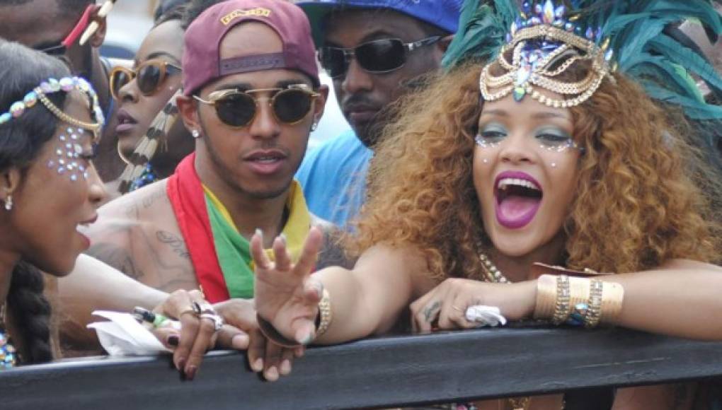 Rihanna tiene la aprobación para un romance con Lewis Hamilton
