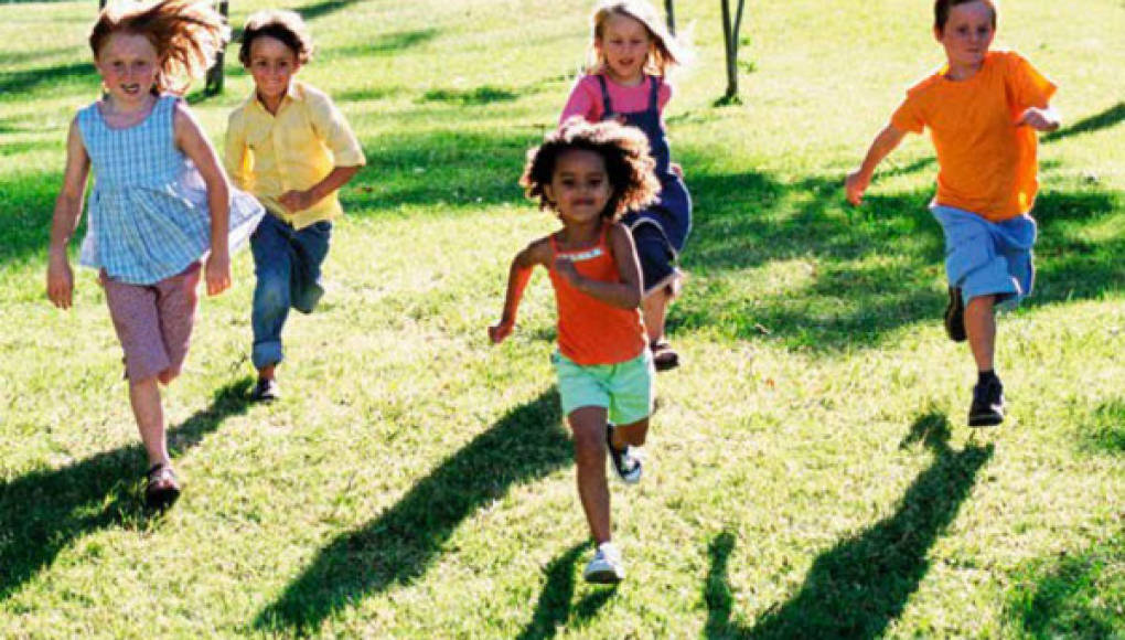   Los niños hoy en día corren menos que sus padres