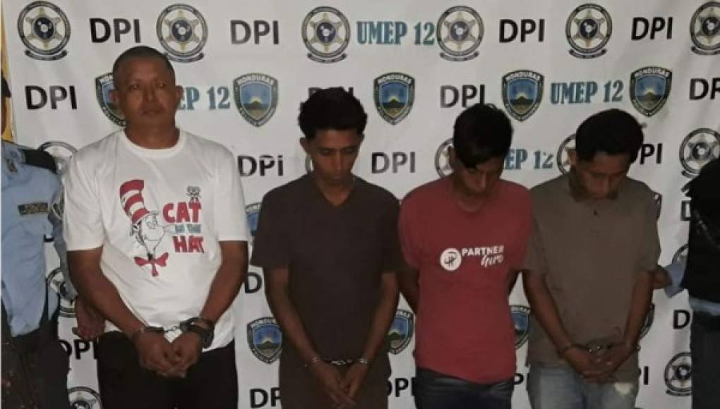 Villanueva: Capturan a cuatro supuestos miembros de la banda Los Chorizos