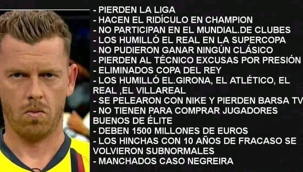 Barcelona y Laporta, víctimas por “repetir” el clásico con Real Madrid