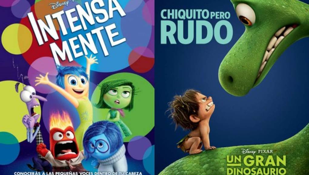 'Intensamente' y 'Un gran dinosaurio' aspiran al Óscar