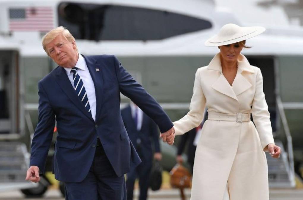 Trump y Melania no escaparon a la polémica durante su visita de Estado a Reino Unido luego de que el mandatario estadounidense insultara al alcalde de Londres y a la duquesa de Sussex, Meghan Markle.
