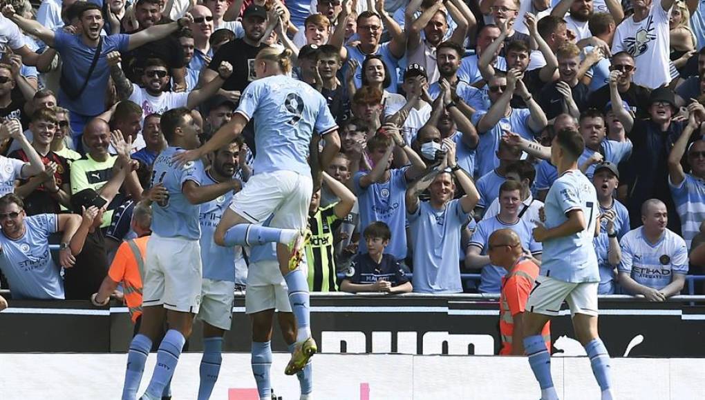 Manchester City goleó sin problemas al Bournemouth en la segunda jornada de la Premier League