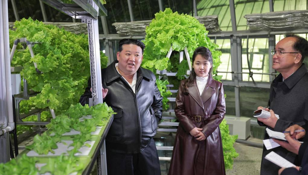 Los reportajes en inglés y coreano de la agencia oficial norcoreana KCNA sobre una visita de <b>Kim</b> y su hija a un complejo agrícola emplean el término honorífico en plural, lo que da a entender que se refiere a ambos. 