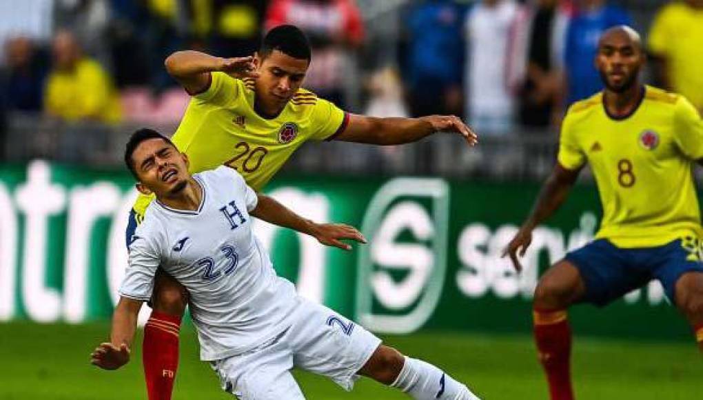 Honduras sigue sin ganar y ahora cae ante Colombia en juego amistoso