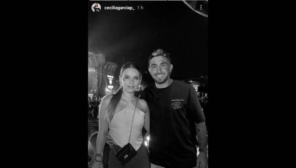 Cecilia García y Agustín Auzmendi empezaron su romance en este 2024. El delantero argentino del Motagua quedó flechado por la belleza de la capitalina.