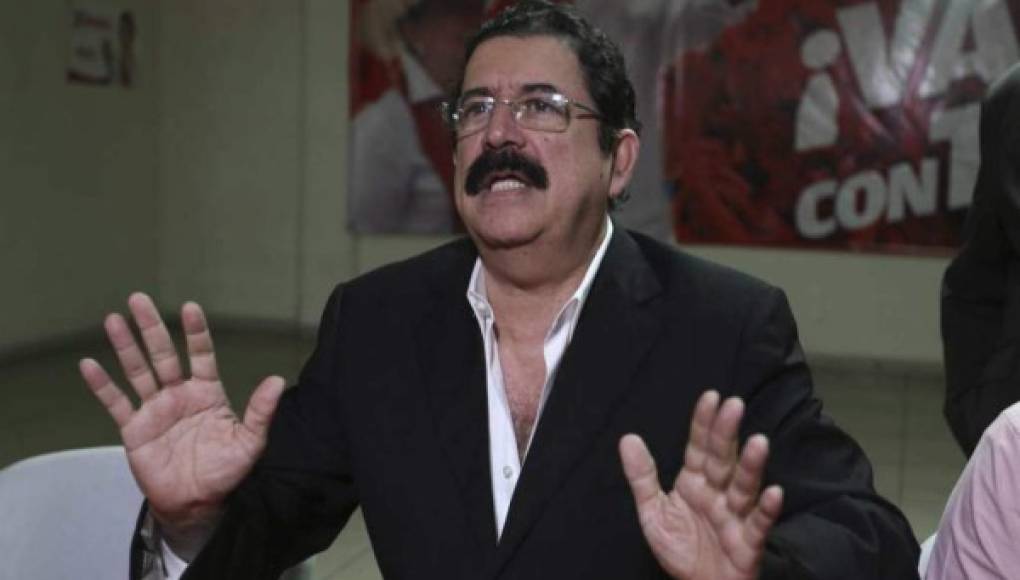 Expresidente Manuel Zelaya niega haber recibido dinero de Don H
