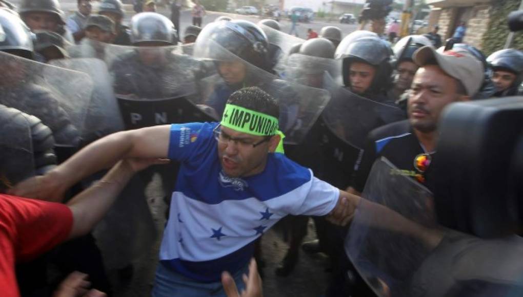 Solo en La Ceiba y Tegucigalpa hubo protestas de indignados