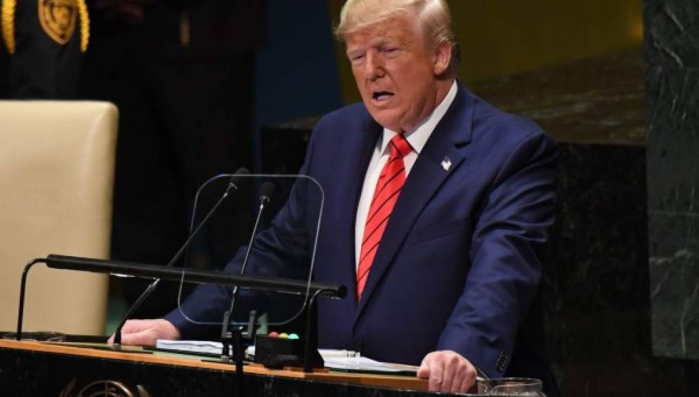 Trump arremete contra inmigrantes en discurso en la ONU