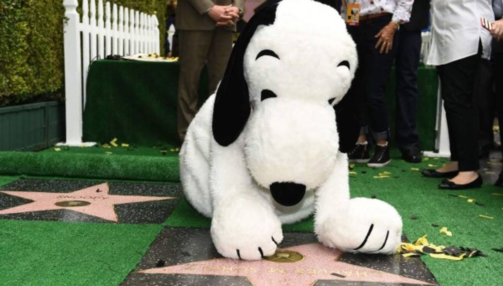 Snoopy ya tiene su estrella en Hollywood