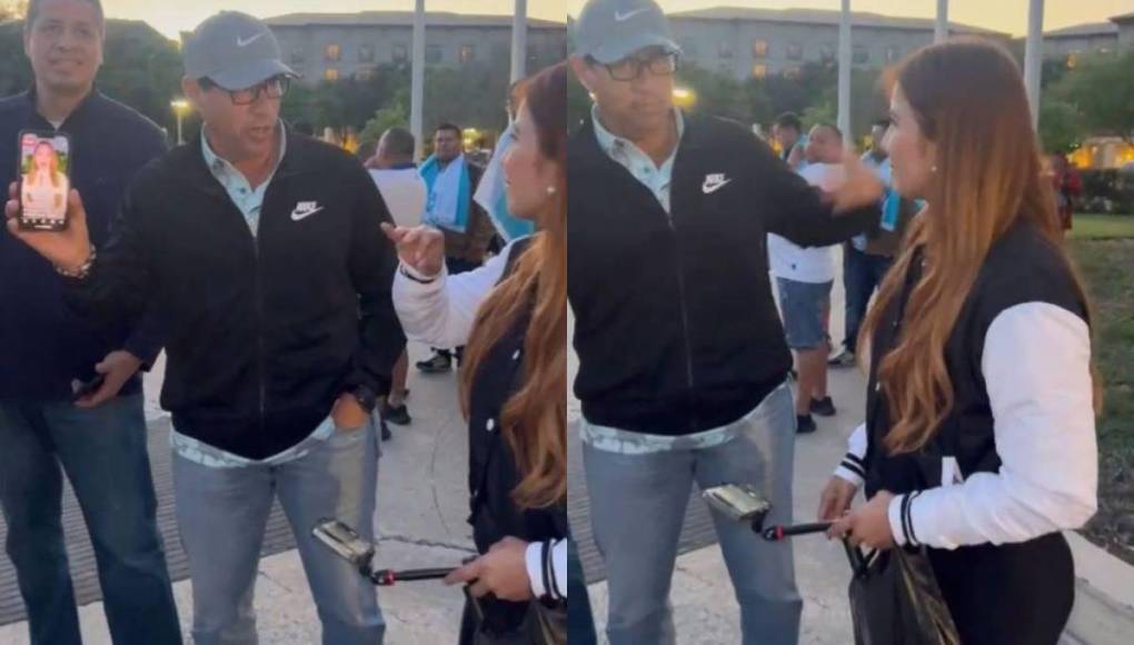 Antes de que iniciará el banderazo nuestra periodista Jenni Fernández fue acaparado por unos hinchas que revelaron que fueron al partido gracias a sus noticias en las redes sociales.