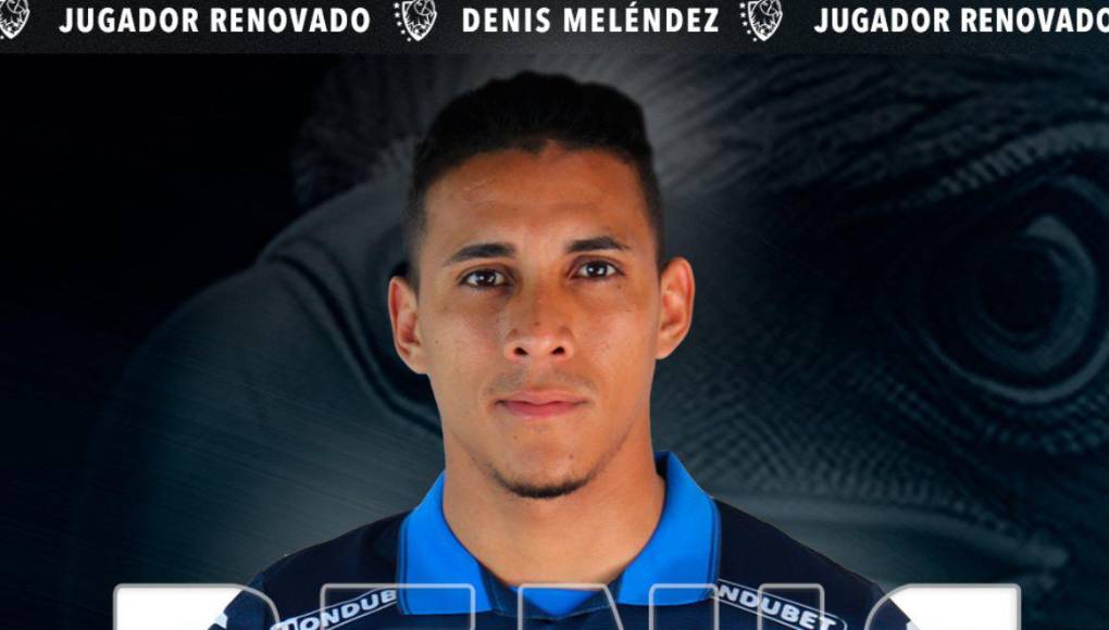 El centrocampista Denis Meléndez renovó su contrato con Motagua.