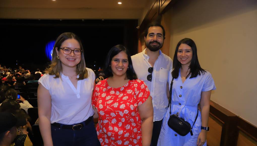 Ingar Madrid, Michelle Torres, Kevin Molina y Sherly Madrid