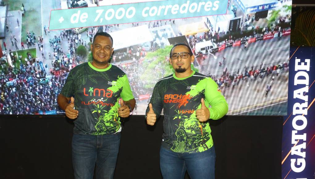 Lima Runners y Bach Runners, dos clubes de La Lima, en la celebración.