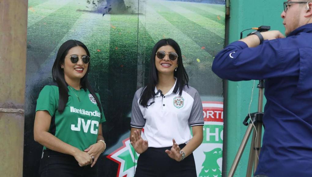 Las chicas de Marathón TV también estuvieron en el Yankel.